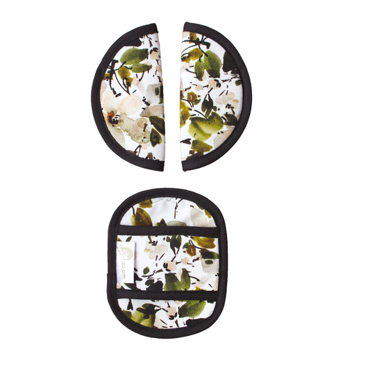 Maxi Cosi Seat Belt Pads - Apple Tree Blossom