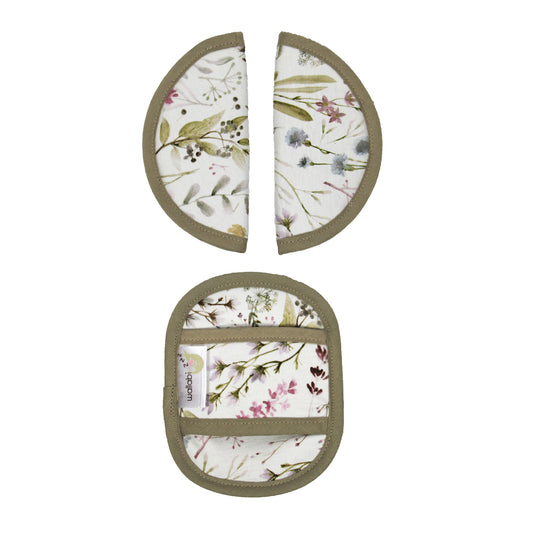 Maxi Cosi Seat Belt Pads - Nature Flowers