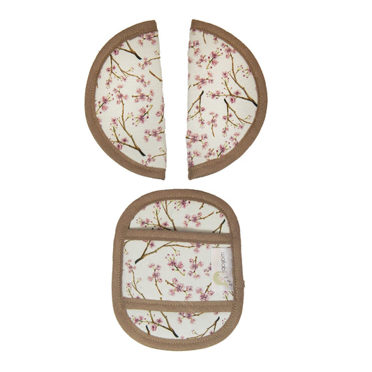 Maxi Cosi Seat Belt Pads - Pink Blossom