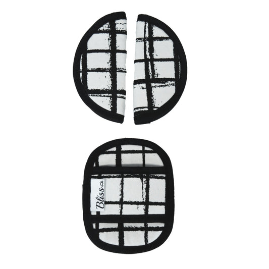 Maxi Cosi Belt Padding Covers - Grid Black/White