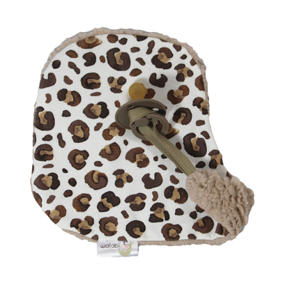 Pacifier Cloth - Leopard Print Brown