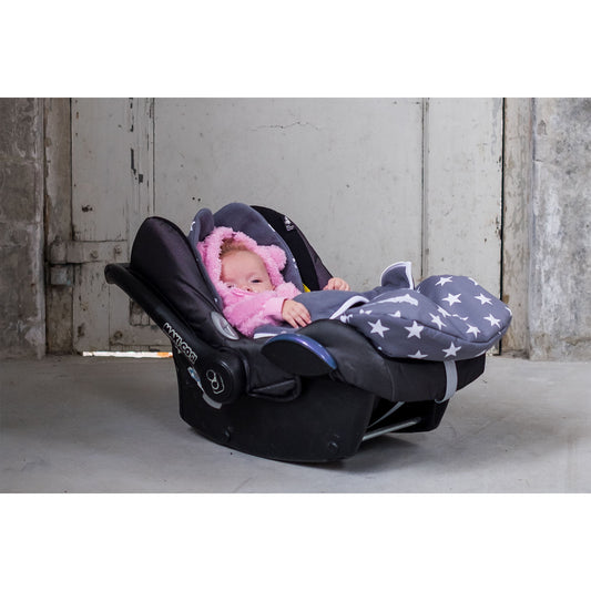 Maxi Cosi Footmuff - Gray with White Stars