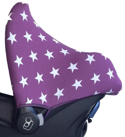 Maxi Cosi Sun Canopy - Purple with White Stars