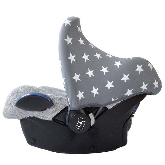 Maxi Cosi Sun Canopy - Gray with White Stars