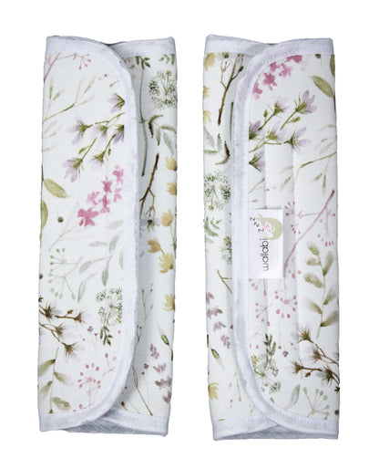 Seat Belt Pads Large Universal - Nature Flower