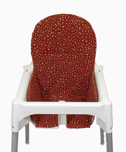 Ikea Antilop Cushion - Rust/Red with White Dots