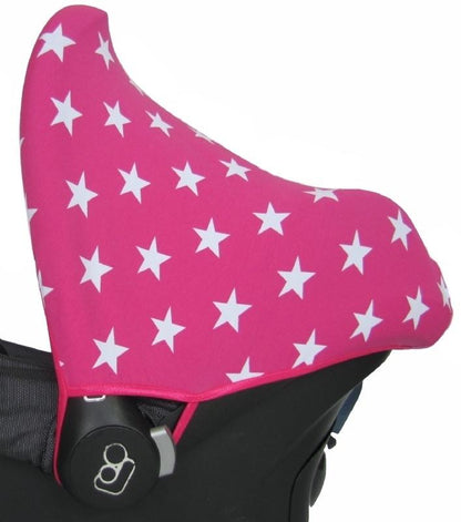 Maxi Cosi Sun Canopy - Pink with White Stars