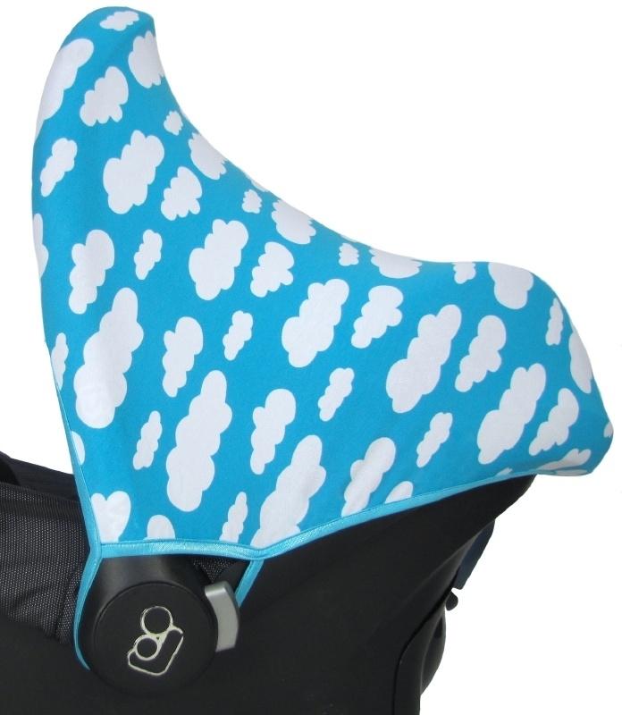 Maxi Cosi Sun Canopy - Blue with White Clouds