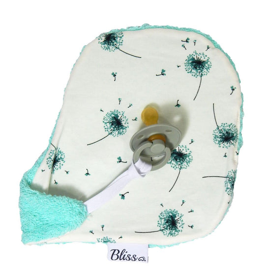 Pacifier cloth - Dandelion Mint