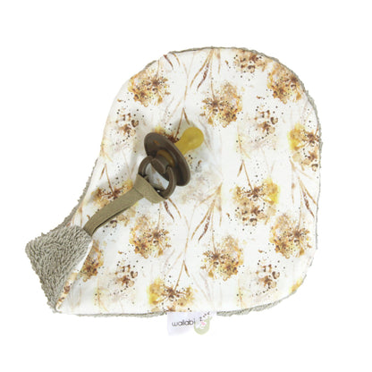 Pacifier cloth - Dandelion Brown/Yellow