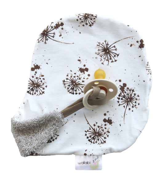 Pacifier cloth - Dandelion Brown