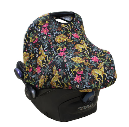 Maxi Cosi Sun Canopy - Black with Golden Bambi