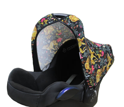 Maxi Cosi Sun Canopy - Black with Golden Bambi