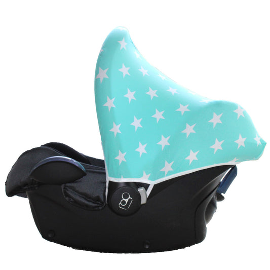 Maxi Cosi Sun Canopy - Mint with White Stars