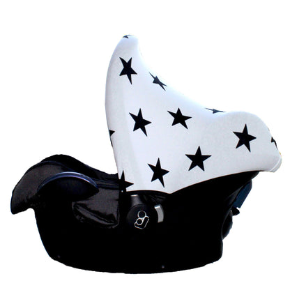 Maxi Cosi Sun Canopy - White with Black Stars